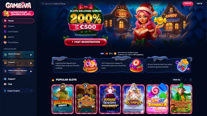 Gambiva &mdash; So sieht die Plattform aus
