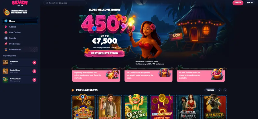 Seven Casino &mdash; Anteprima della piattaforma